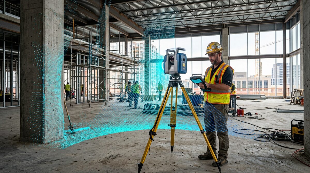 LiDAR scanning of building exterior in Brisbane - Brisbane Point Cloud