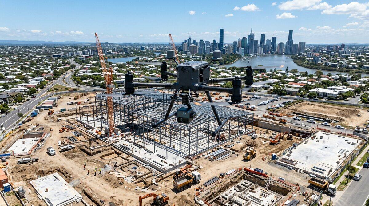 UAV drone aerial LiDAR survey across Southeast Queensland - Brisbane Point Cloud