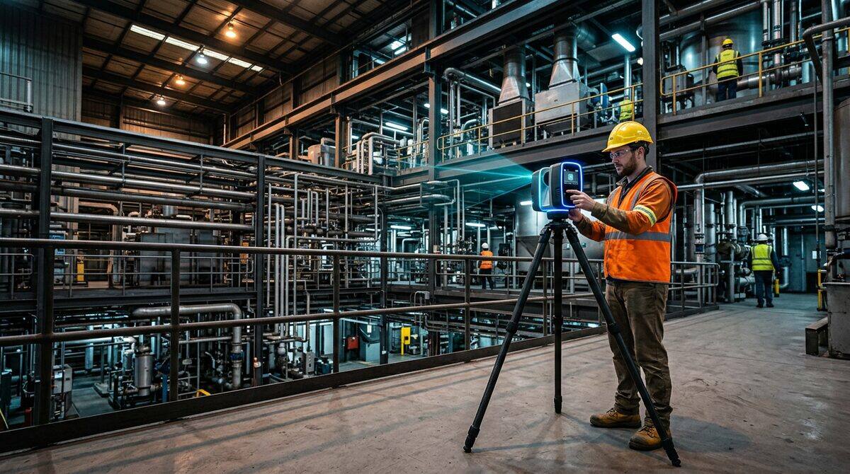 Industrial facility as-built scan and progress documentation - Brisbane Point Cloud